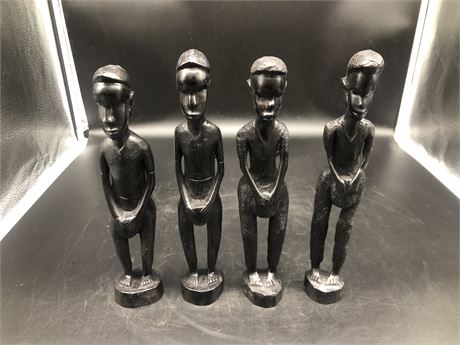 HAND CARVED EBONY STATUES