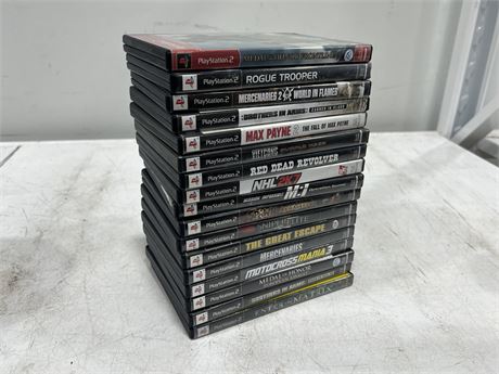 17 PS2 GAMES