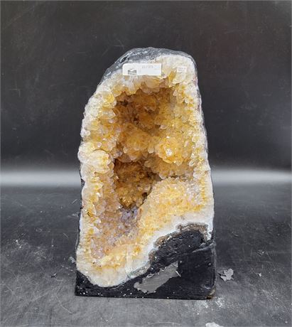 CITRINE CATHEDRAL GEODE (13"tall - 10.70kg)