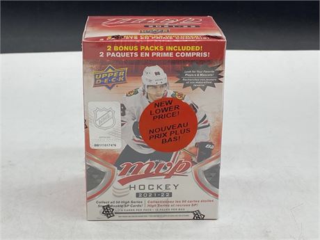 SEALED 2021/22 UPPER DECK MVP NHL HOCKEY BLASTER BOX
