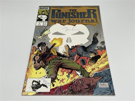 SIGNED LEE X2 - THE PUNISHER WAR JOURNAL #4
