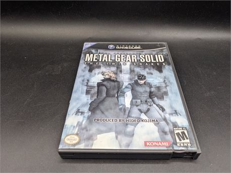 METAL GEAR SOLID TWIN SNAKES - VERY GOOD CONDITION - GAMECUBE