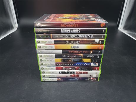 LOT OF XBOX/XBOX360 GAMES
