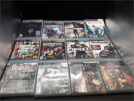 COLLECTION OF PS3 GAMES - VERY GOOD CONDITION