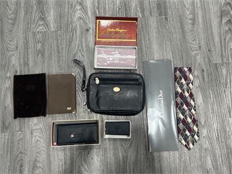 NEW WALLETS, PURSE, TIE & ECT - AUTHENTICATION UNKNOWN