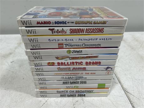 14 MISC. WII GAMES