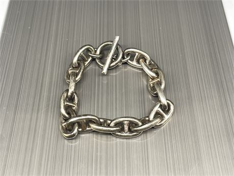 925 STERLING MARKED WRIST CHAIN 8” LONG (67GRAMS)