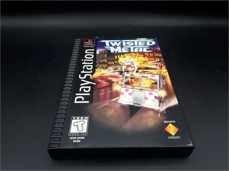 TWISTED METAL - VERY GOOD CONDITION - PLAYSTATION ONE