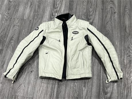MOTORSPORT COLLECTION SPIDI LEATHER MOTORCYCLE JACKET SIZE M