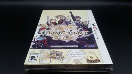 NEW - LEGEND OF LEGACY W/ART BOOK & CD - 3DS