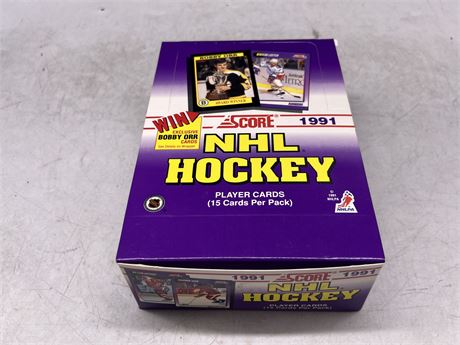UNOPENED 1991 SCORE NHL PACKS