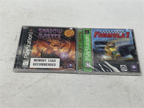 2 SEALED PS1 GAMES