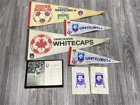 1970/80s WHITECAPS PENNANTS & COLLECTABLES