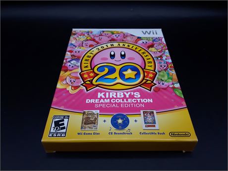 KIRBY'S DREAM COLLECTION - SPECIAL EDITION - WII - EXCELLENT CONDITION
