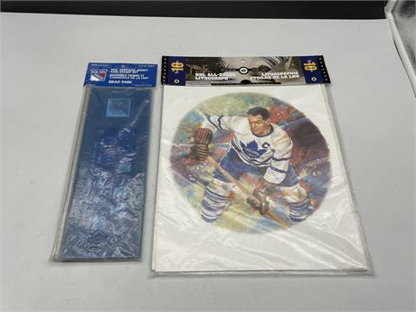 NEW SYL APPS - LITHO - CANADAPOST + NY RANGERS HERITAGE JERSEY AND STAMP SET