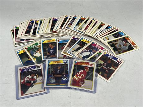 80+ 1988 OPC NHL CARDS - NIEUWENDYK, TURGEON ROOKIES