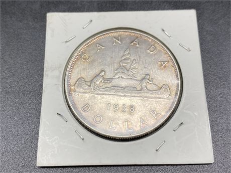 1938 CANADIAN SILVER DOLLAR