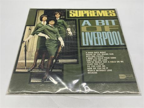 THE SUPREMES - A BIT OF LIVERPOOL - VG+