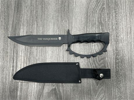 NEW THE VANQUISHER 9” BLADE COMBAT KNIFE W/ SHEATH