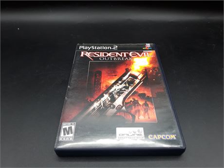 RESIDENT EVIL OUTBREAK - VERY GOOD CONDITION - PS2