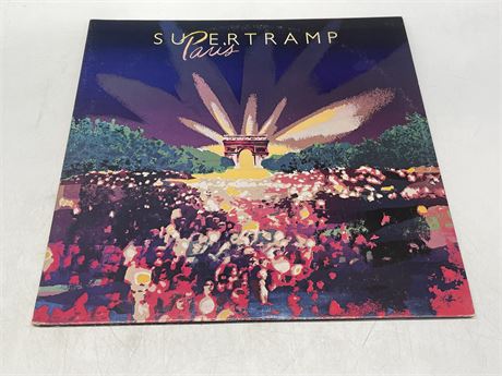 SUPERTRAMP - PARIS 2 LP’S W/ GATEFOLD - EXCELLENT (E)