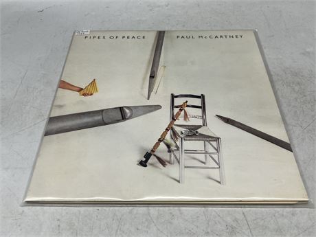 PAUL MCCARTNEY - PIPES OF PEACE UK PRESS - EXCELLENT (E)