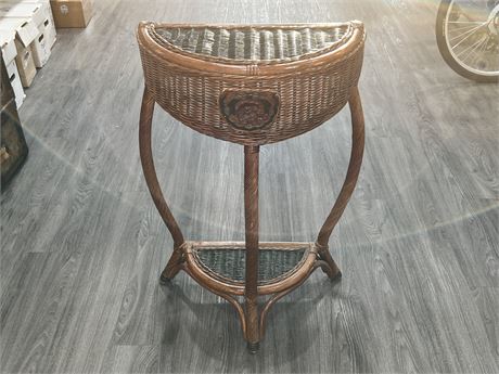 DECORATIVE WOVEN TABLE (33” tall)