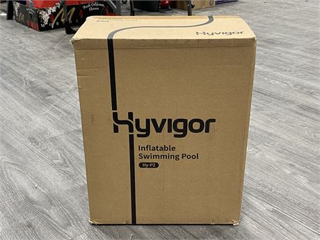 NEW HYVIGOR HYP2 INFLATABLE SWIMMING POOL (95”X56”X22”)