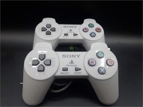 CONTROLLERS - PLAYSTATION ONE CLASSIC MINI CONSOLE - MINT CONDITION