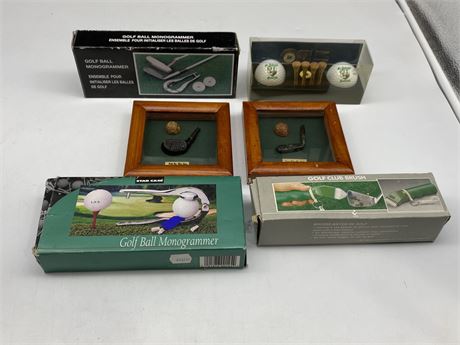 LOT OF MISC GOLF ITEMS