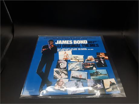 JAMES BOND 13 ORIGINAL THEMES (VG+) VERY GOOD PLUS - VINYL