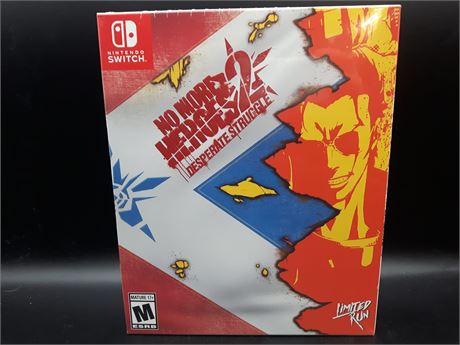 SEALED - NO MORE HEROES 2 - COLLECTORS EDITION - SWITCH