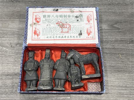 CHINESE COLLECTABLE FIGURES IN BOX - 3”