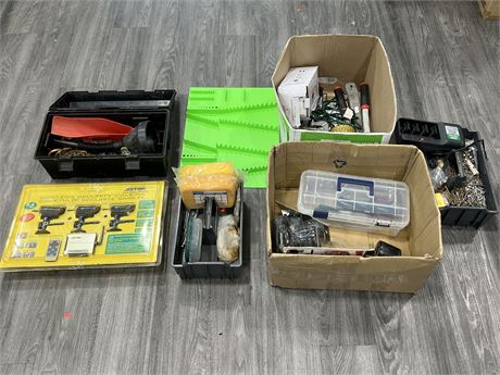 LARGE LOT OF MISC TOOLS / ETC