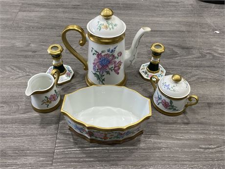 LOT OF MISC. PORCELAIN CHINA - 6PC (TALLEST IS 9”)