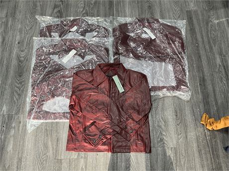 4 NEW LADIES JACKETS - SIZE SMALL
