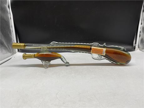 SEALED VINTAGE BRANDY ARMANIAN PARADIS IN RIFLE DECANTER