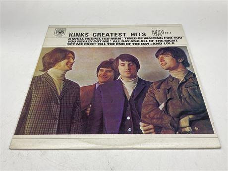 KINKS - GREATEST HITS - (E) EXCELLENT
