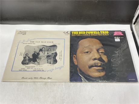 2 MISC RECORDS - THE TAY MAY CLUB & THE BUD POWELL TRIO - EXCELLENT