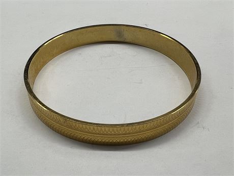 GOLD PLATED WEST GERMAN BANGLE