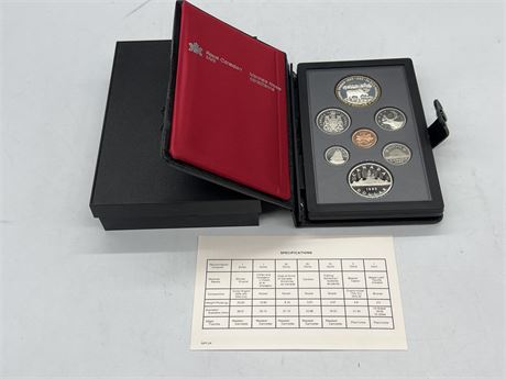 1985 RCM UNCIRCULATED DOUBLE DOLLAR SET - CONTAINS SILVER