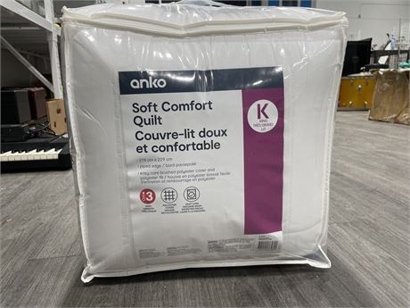 (NEW) ANKO SOFT COMFORT QUILT KING SIZE