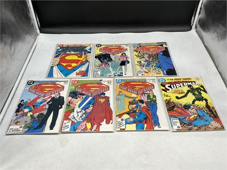 THE MAN OF STEEL #1-6 & SUPERMAN #1 (1987)