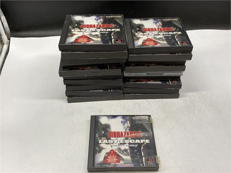 20 COPIES OF JAPANESE BIOHAZARD 3 FOR PLAYSTATION