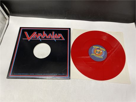 VAN HALEN - LOONEY TUNES PROMO - 1978 PRESSING RED VINYL NEAR MINT (NM)