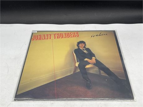 1978 PRESS - JOHNNY THUNDERS - SO ALONE - EXCELLENT (E)