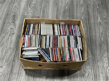 BOX FULL OF MISC TITLE CDS - CLEAN DISCS