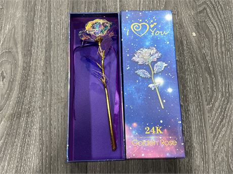 24K GOLD PLATED ROSE