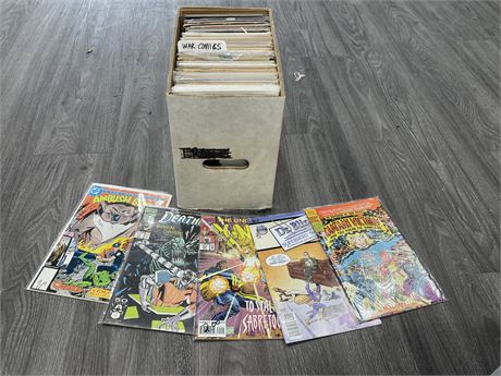 SHORTBOX OF ASSORTED MARVEL, DC, INDIE  COMICS