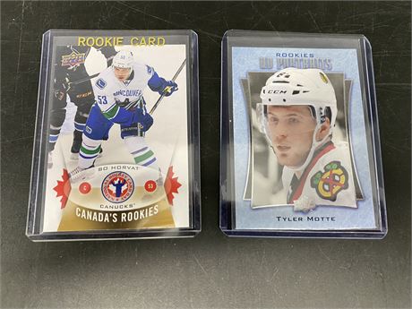 TYLER MOTTE & BO HORVAT ROOKIES